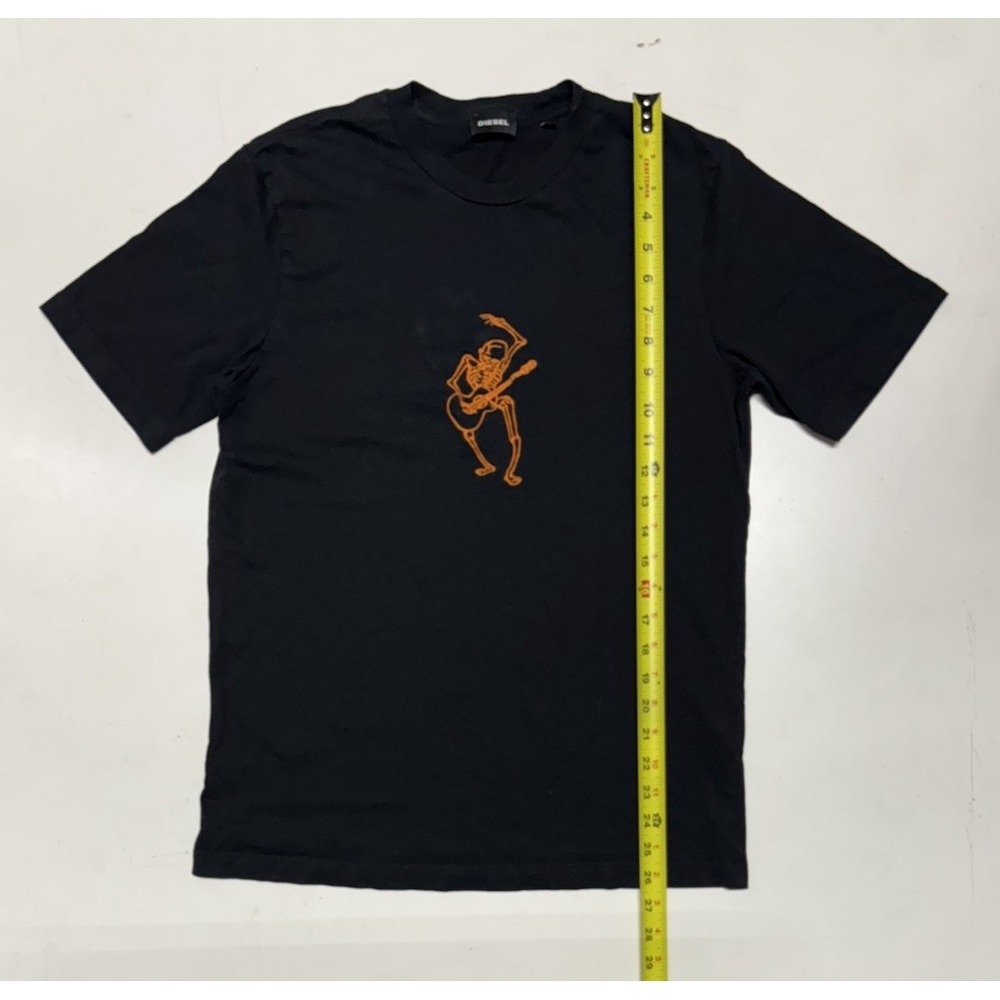 Diesel‎ Successful Skeleton Men's Size Small Orange Halloween